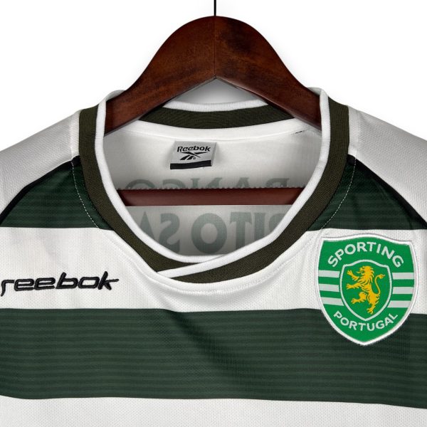 Camiseta Sporting de Lisboa 2001-2002 Local – Manga Larga
