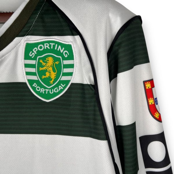 Camiseta Sporting de Lisboa 2001-2002 Local – Manga Larga