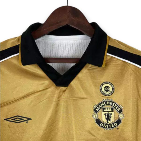 Camiseta Manchester United 2001-2002 Centenario (Reversible)