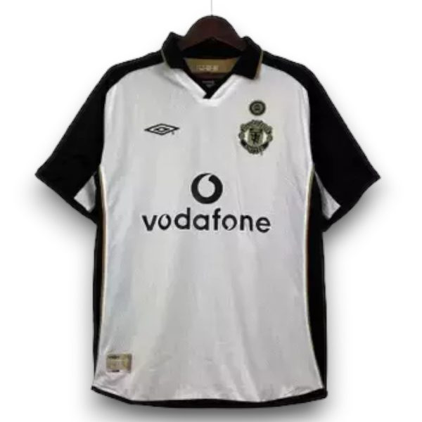 Camiseta Manchester United 2001-2002 Centenario (Reversible)