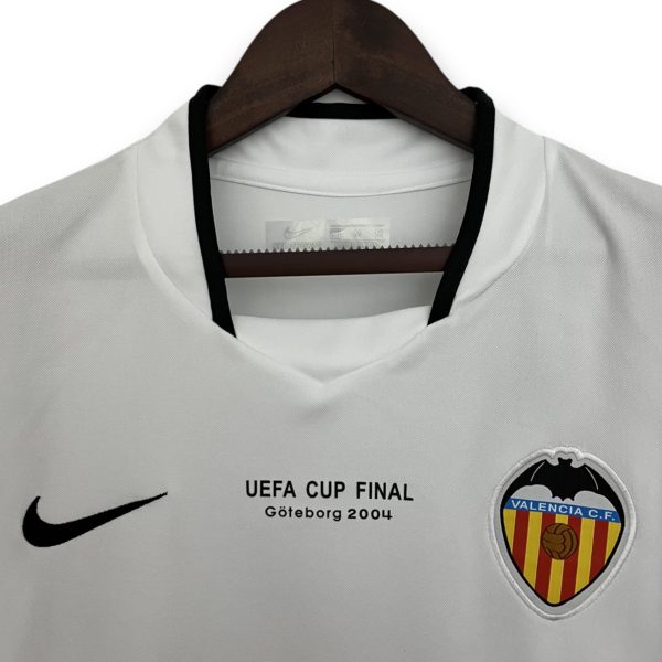 Camiseta Valencia CF 2003-2004 Local Final UEFA