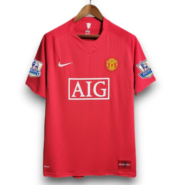 Camiseta Manchester United 2007-2008 Local