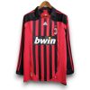 Camiseta AC Milan 2007-2008 Local Manga Larga