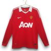 Camiseta Manchester United 2010-2011 Local- Manga Larga