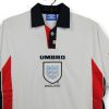 Camiseta Inglaterra 1998 Local Manga Larga