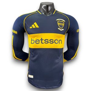 Camiseta Boca Juniors 2025-2026 Local Manga Larga – Version Pro Player