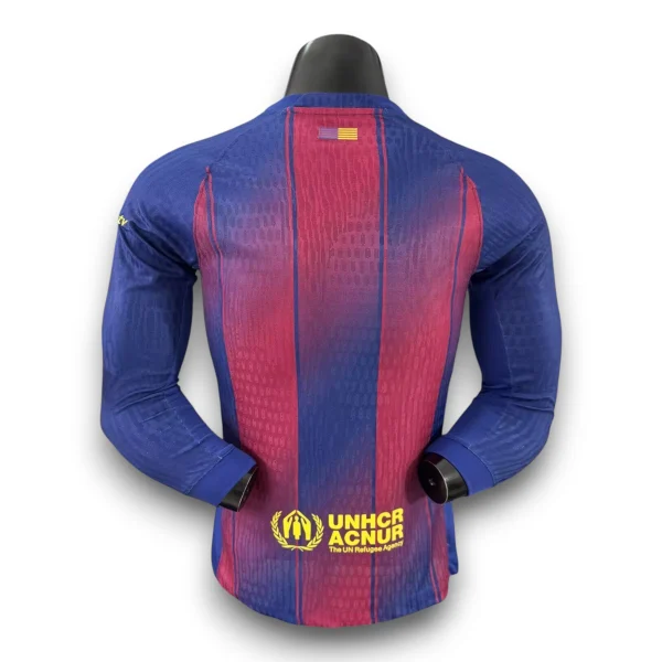 Camiseta Barcelona 2025-2026 Local Manga Larga- Versión Pro Player