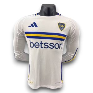 Camiseta Boca Juniors 2024-2025 Visitante Manga Larga – Version Pro Player