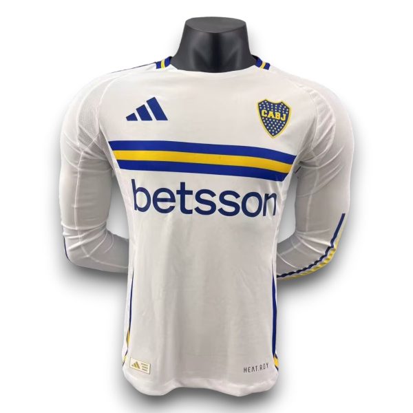 Camiseta Boca Juniors 2024-2025 Visitante Manga Larga – Version Pro Player