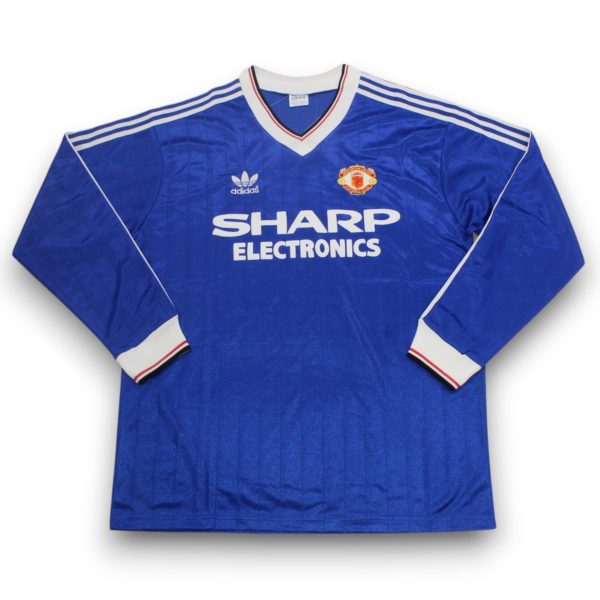 Camiseta Manchester United 1982-1983 Visitante Manga Larga