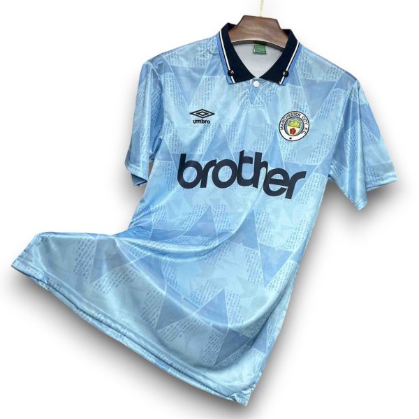 Camiseta Manchester City 1989-1990 Local