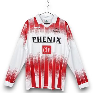 8b4c8d43.jpg Camiseta AS Cannes 1991-1992 Local Manga Larga