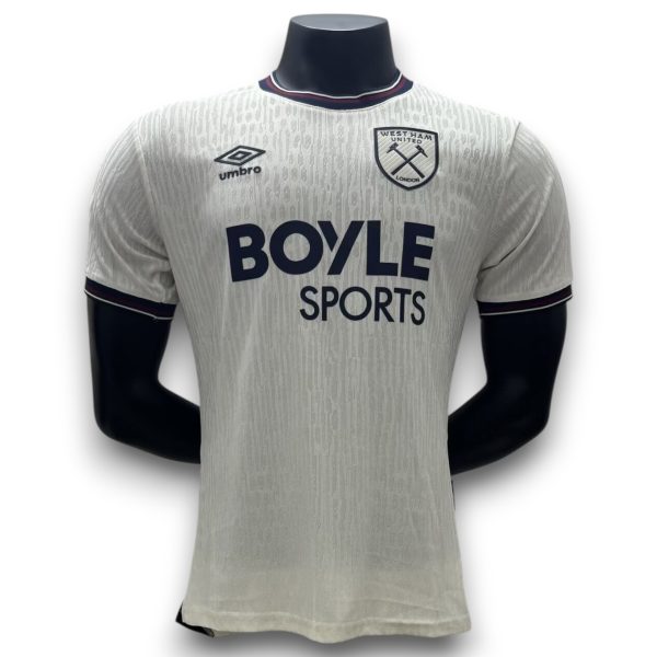 Camiseta West Ham 2025-2026 Visitante – Version Pro Player