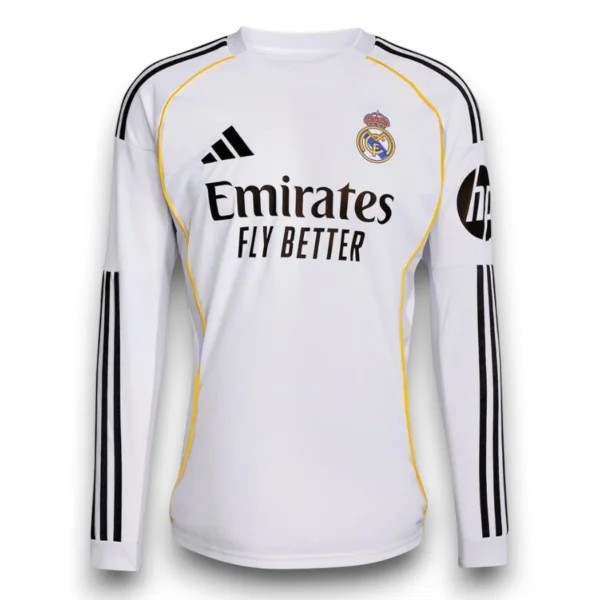 Camiseta Real Madrid 2025-2026 Local Manga Larga