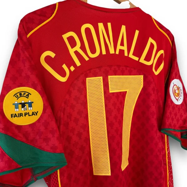 Camiseta Portugal 2004 Local Final Eurocopa