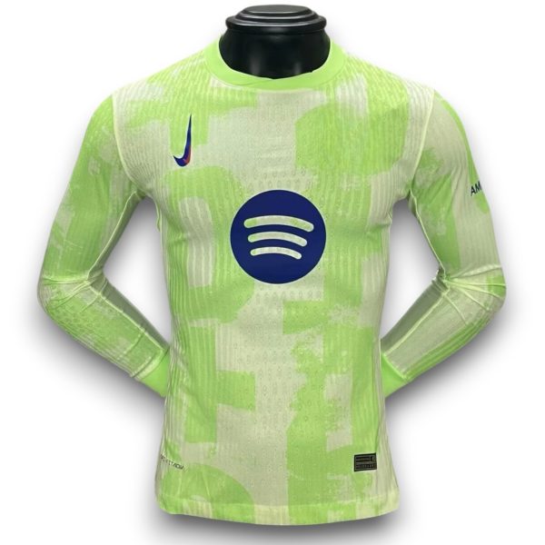 Camiseta Barcelona 2024-2025 Alternativa Manga Larga – Versión Pro Player