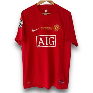 Camiseta Manchester United 2007-2008 Local Final Champions League