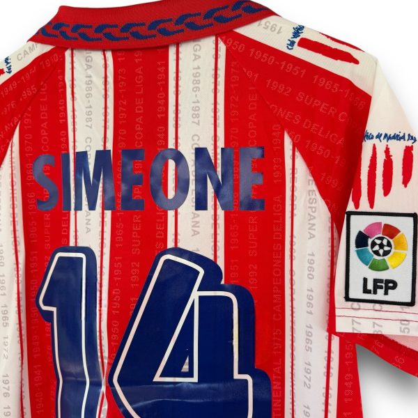 Camiseta Atletico de Madrid 1995-1996 Local