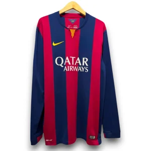 Camiseta Barcelona 2014-2015 Local Manga Larga