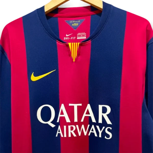 Camiseta Barcelona 2014-2015 Local Manga Larga