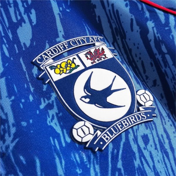 Camiseta Cardiff City 1990 Local