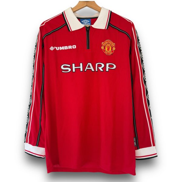 IMG-7098.jpg Camiseta Manchester United 1998-1999 Local Manga Larga