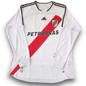 Camiseta River Plate 2006-2007 Local Manga Larga