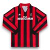 Camiseta AC Milan 1989-1990 Local Manga Larga