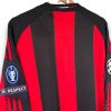Camiseta AC Milan 2010-2011 Local Manga Larga