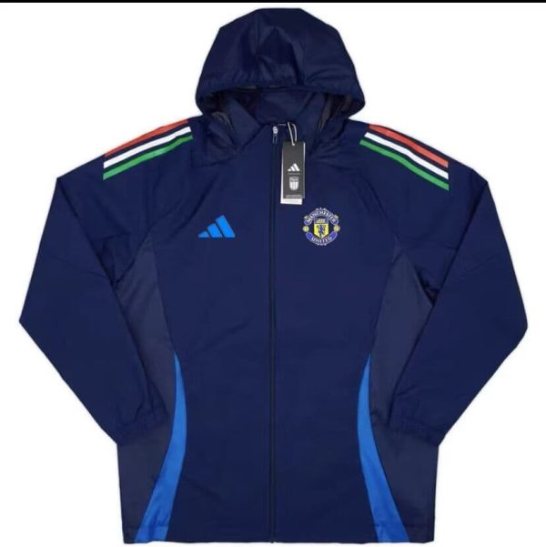Chaqueta Manchester United 2024-2025 Azul – Cortavientos