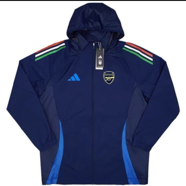 Chaqueta Arsenal 2024-2025 Azul – Cortavientos