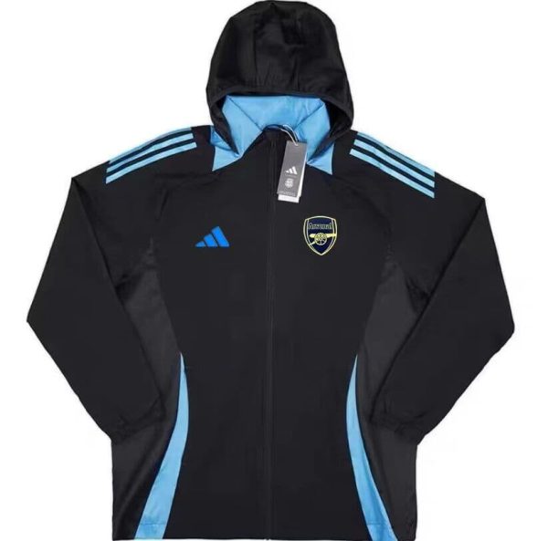 Chaqueta Arsenal 2024-2025 Negro – Cortavientos