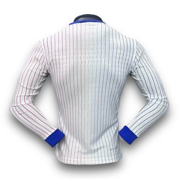 Camiseta Francia 2024-2025 Visitante Manga Larga – Version Pro Player