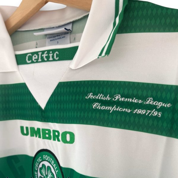 Camiseta Celtic 1997-1998 Local Campeón