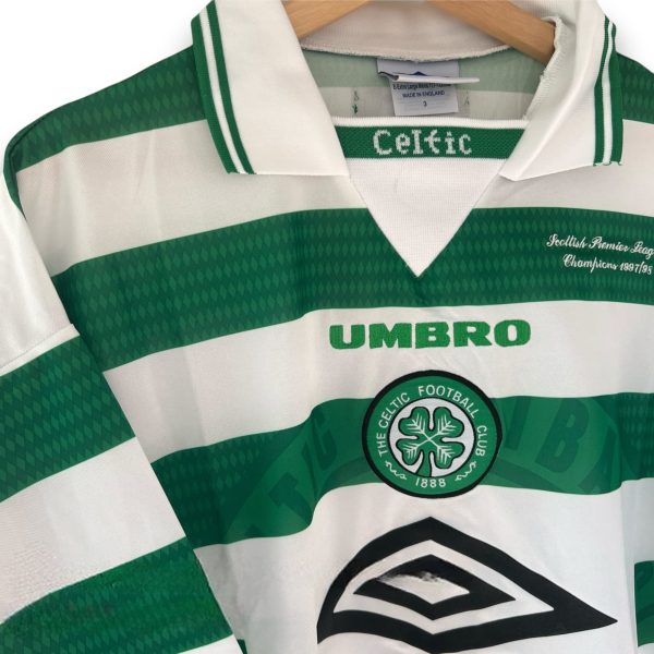 Camiseta Celtic 1997-1998 Local Campeón