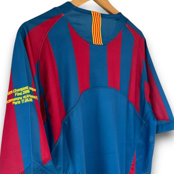 Camiseta Barcelona 2005-2006 Local Final UCL