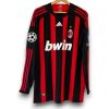 Camiseta AC Milan 2008-2009 Local Manga Larga