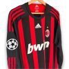 Camiseta AC Milan 2008-2009 Local Manga Larga