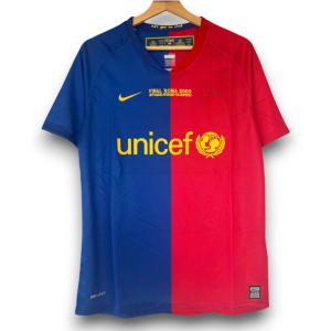 Camiseta Barcelona 2008-2009 Local Final UCL