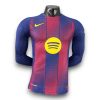Camiseta Barcelona 2025-2026 Local Manga Larga- Versión Pro Player