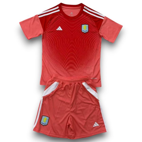 aston-villa-25-26-red-GK-kid-kit-Photoroom.jpg Camiseta Aston Villa 2025-2026 Portero