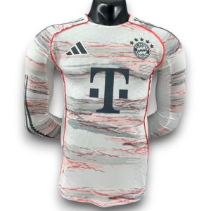 bayern-25-26-away-long-sleeve-player-version-Photoroom.jpg Camiseta Bayern Múnich 2025-2026 Visitante Manga Larga – Version Pro Player