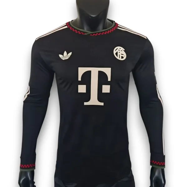 Camiseta Bayern Múnich 2025-2026 Alternativa Manga Larga – Version Pro Player