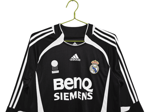 Camiseta Real Madrid 2006-2007 Visitante Manga Larga