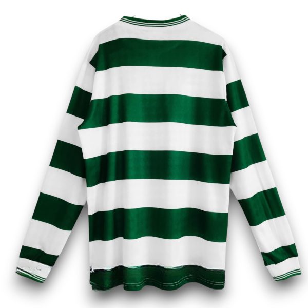 Camiseta Celtic 1987-1988 Local Manga Larga