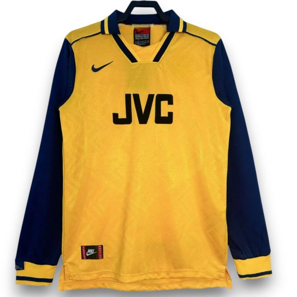 Camiseta Arsenal 1996-1997 Visitante Manga Larga