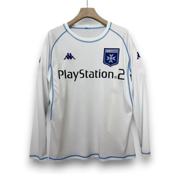 Camiseta Jc Auxerre 2003-2004 Local Manga Larga