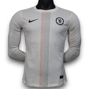 Camiseta Chelsea 2025-2026 Visitante Manga Larga- Version Pro Player