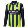 Camiseta Manchester City 2024-2025 Visitante Manga Larga – Version Pro Player