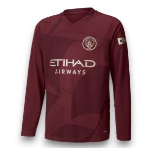 Camiseta Manchester City 2024-2025 Alternativa Manga Larga – Version Pro Player